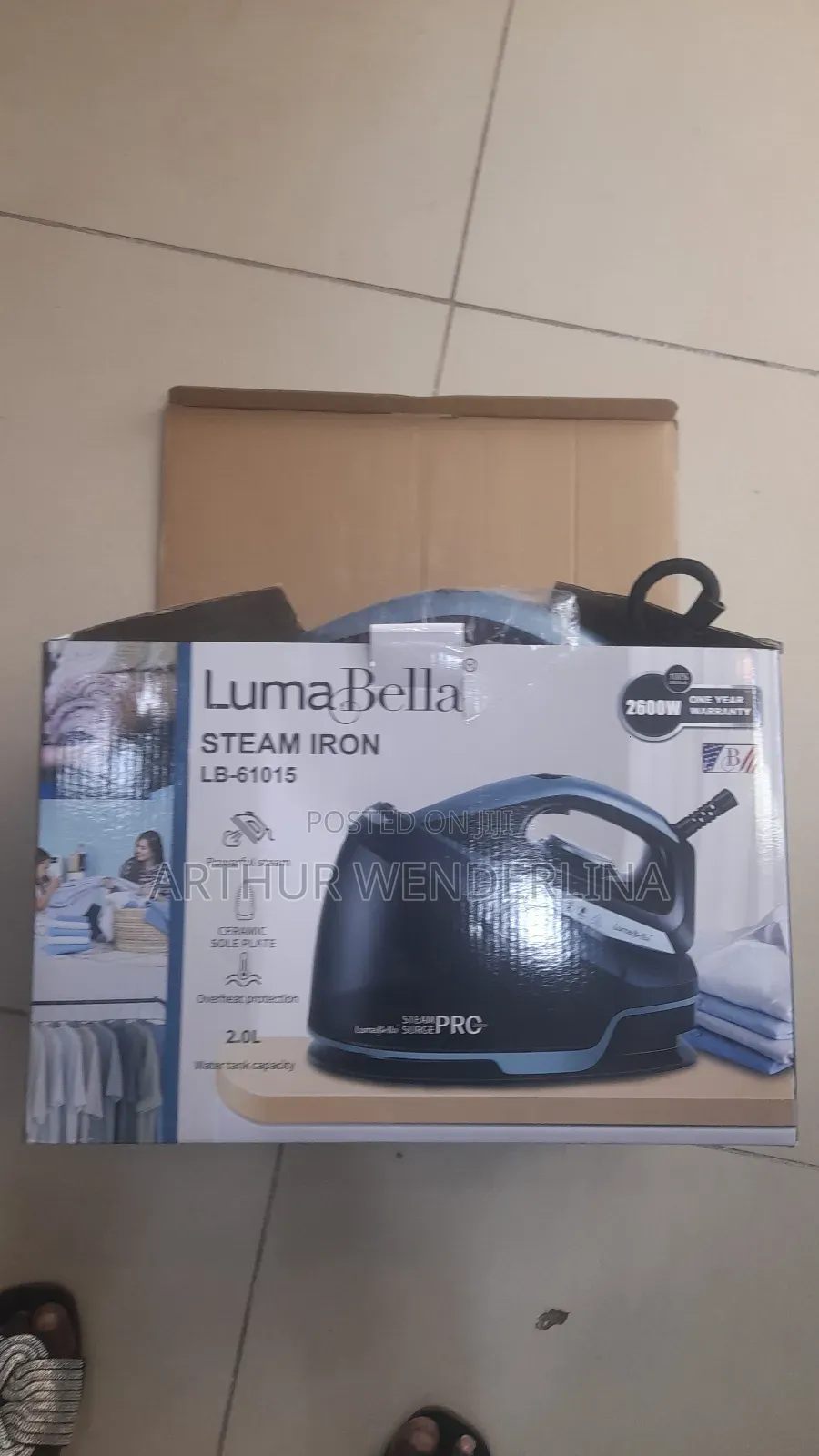 Luma Bella Steam Iron