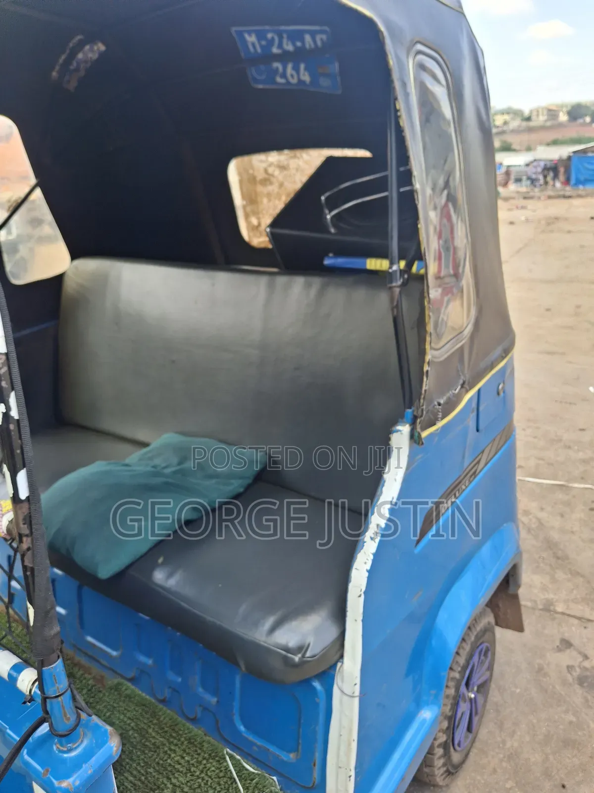 TVS King Deluxe Plus iTouch Start 2024 Blue