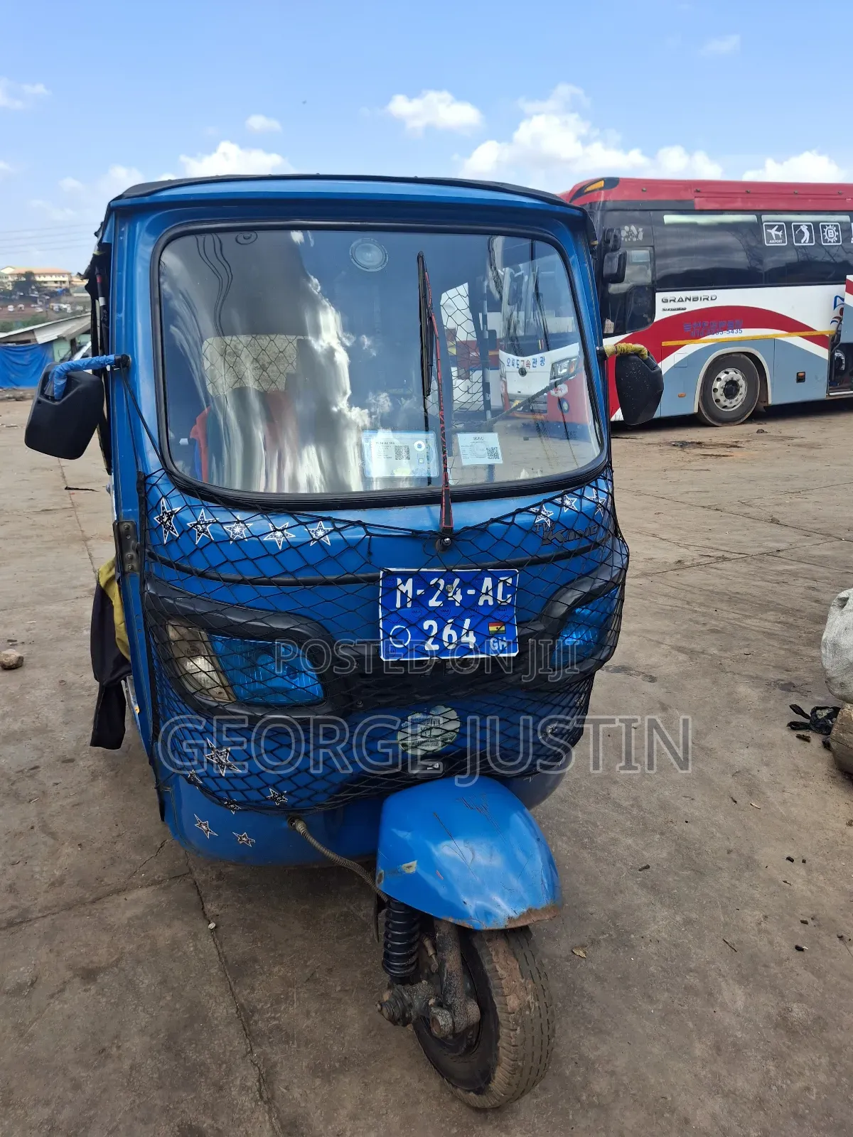 TVS King Deluxe Plus iTouch Start 2024 Blue