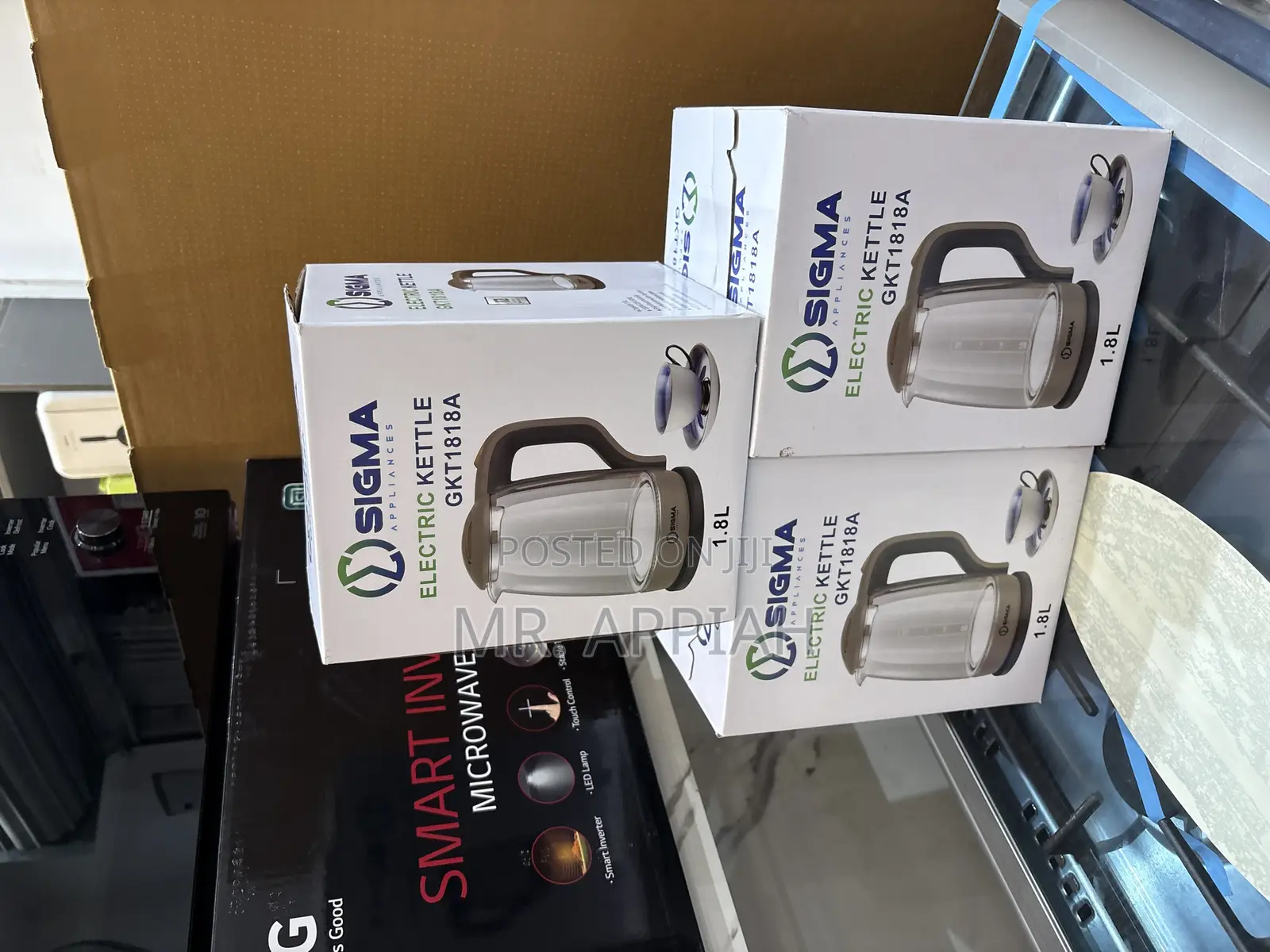 Sealed in Box Sigma 1.8liters Kettle(Gkt18181a)Glass