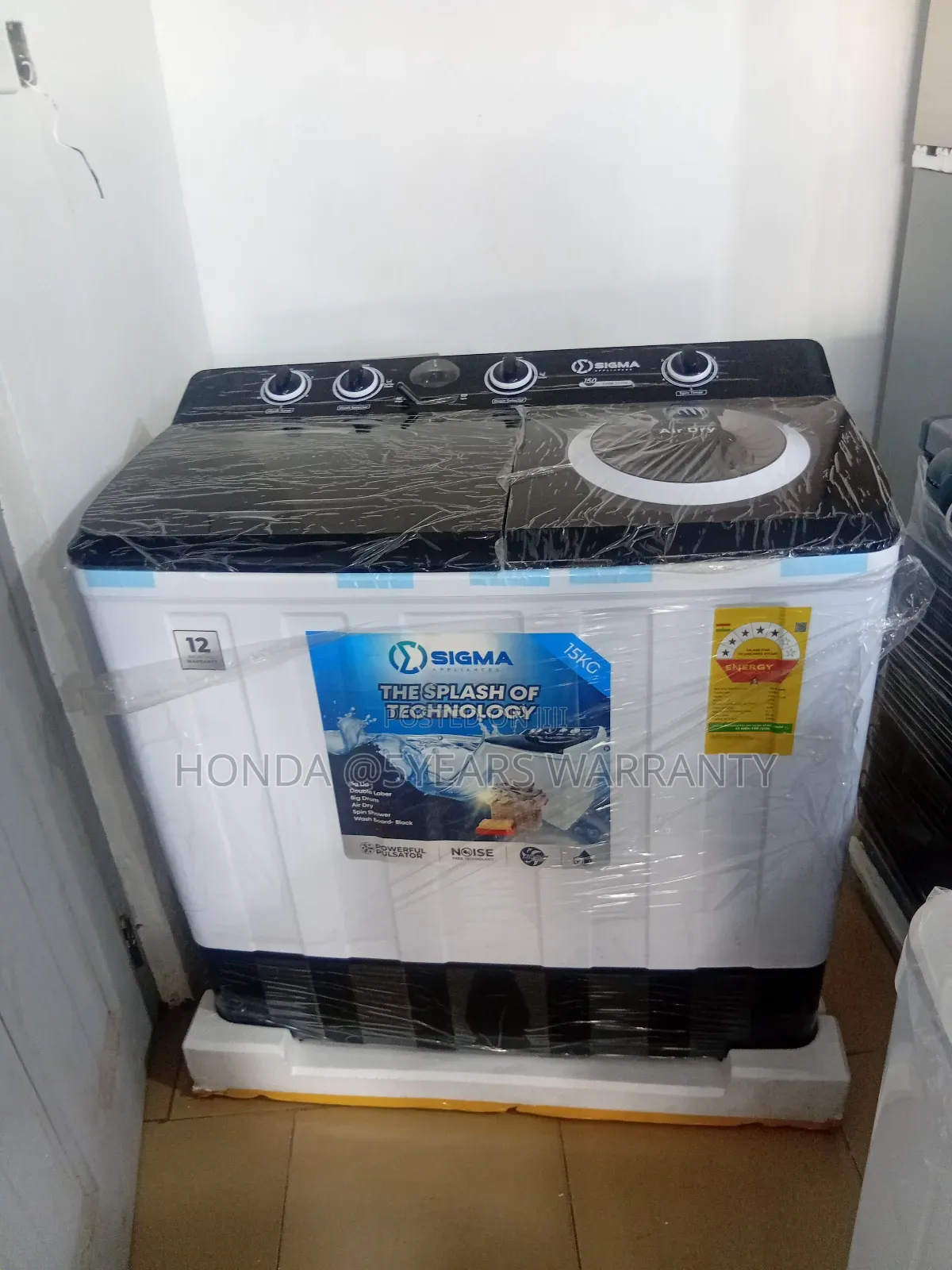 15kg Decakila Washing Machine Twin Tub Semi Auto 15kg