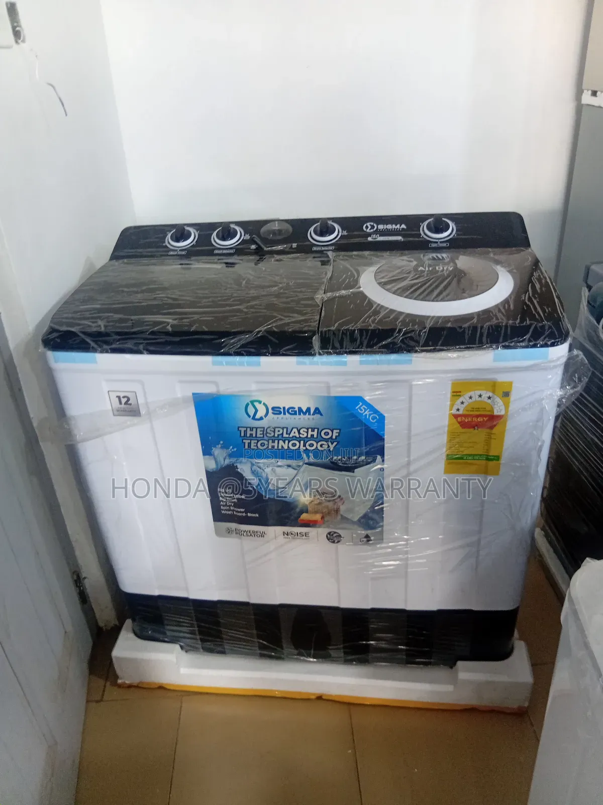 Wash Genius Decakila 15kg Washing Machine Semi Auto Twin Tub