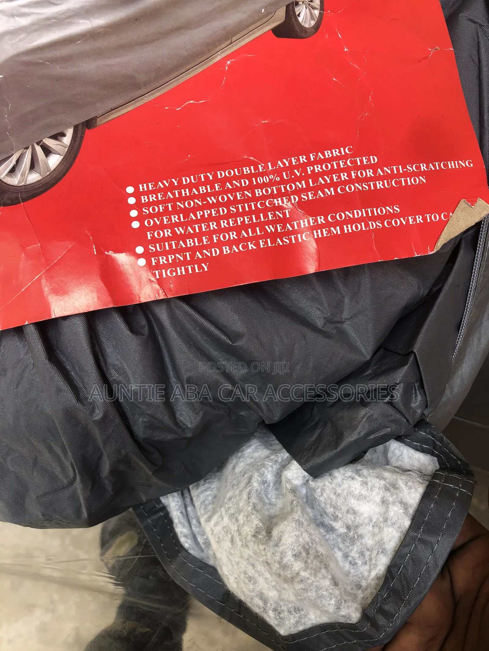 Water/Sun-Resistant Car Body Cover