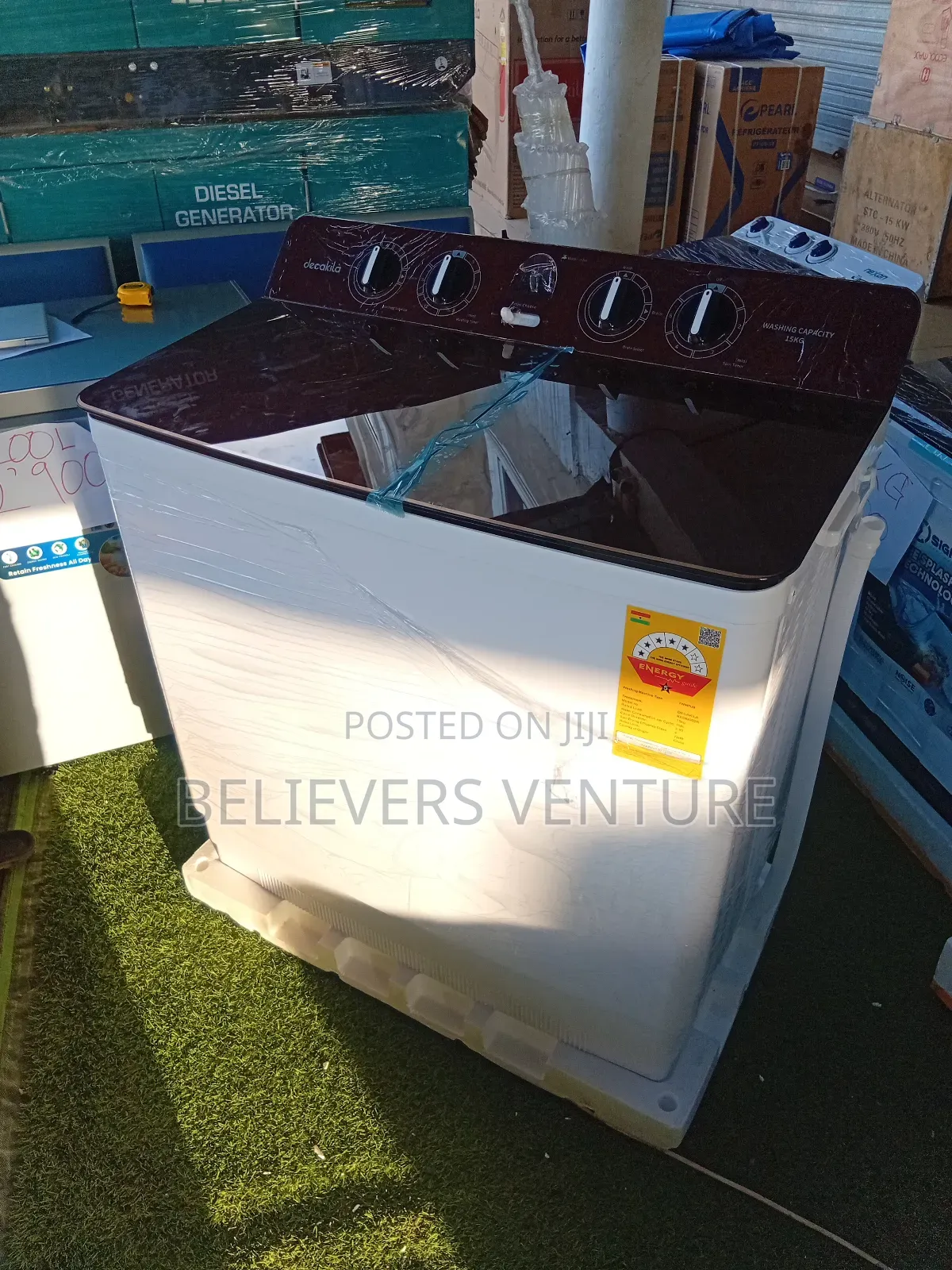 Washing Machine) by Decakila Kg15 Top Load Available Right Now