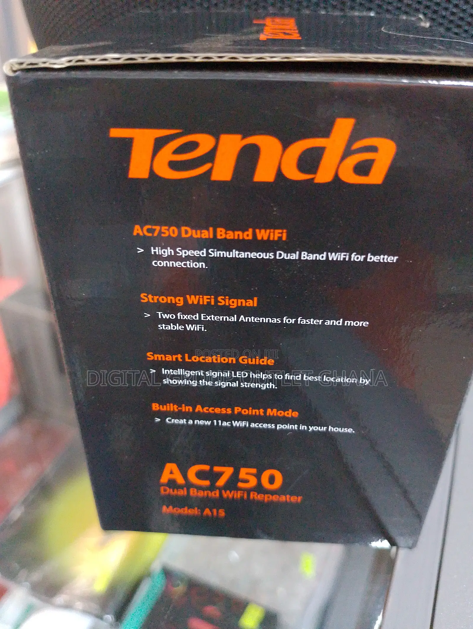 Tenda Ac750 - Dual Band Wifi Repeater - Model A15