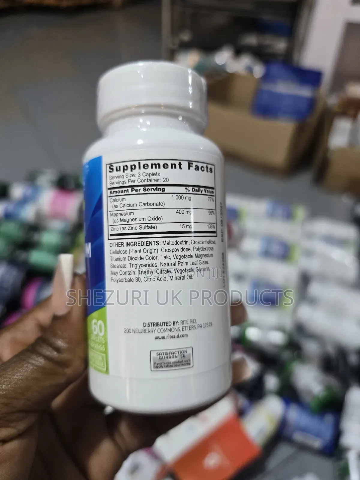 Calcium, Magnesium &Zinc