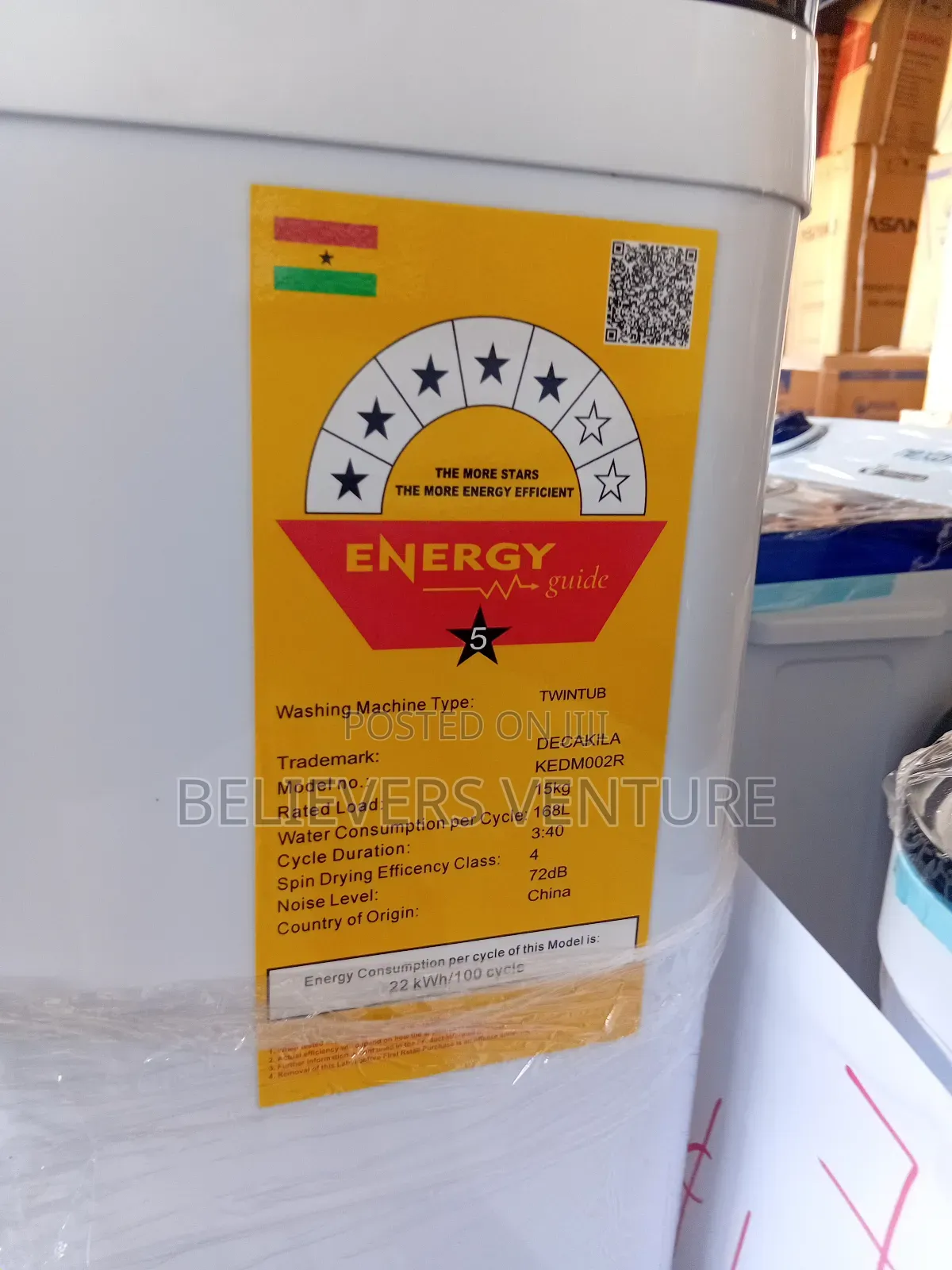 Decakila Washing Machine Top Load 15kg D_eca_kila [Washing Machine]