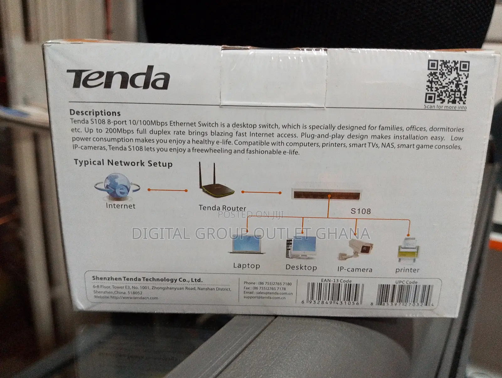 Tenda 8 Port Switch