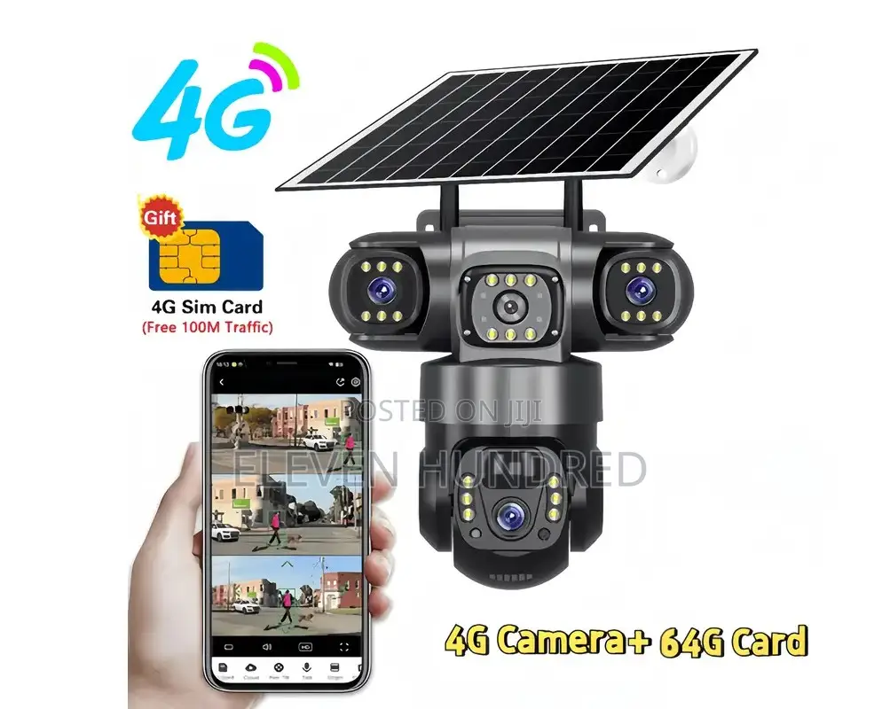 Security Camera (4g Solar Powered)