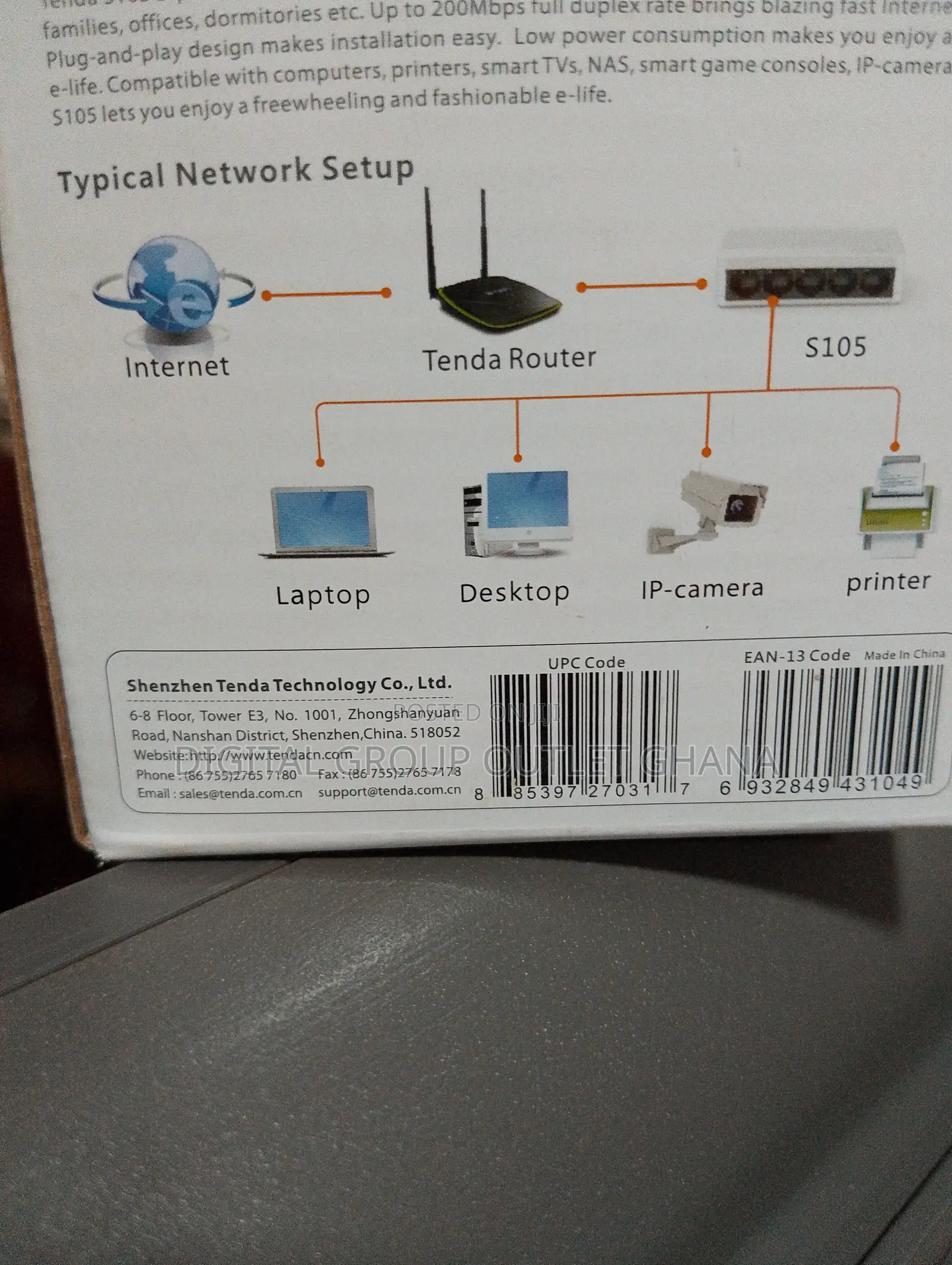 5-Port 10/100mbps Desktop Switch