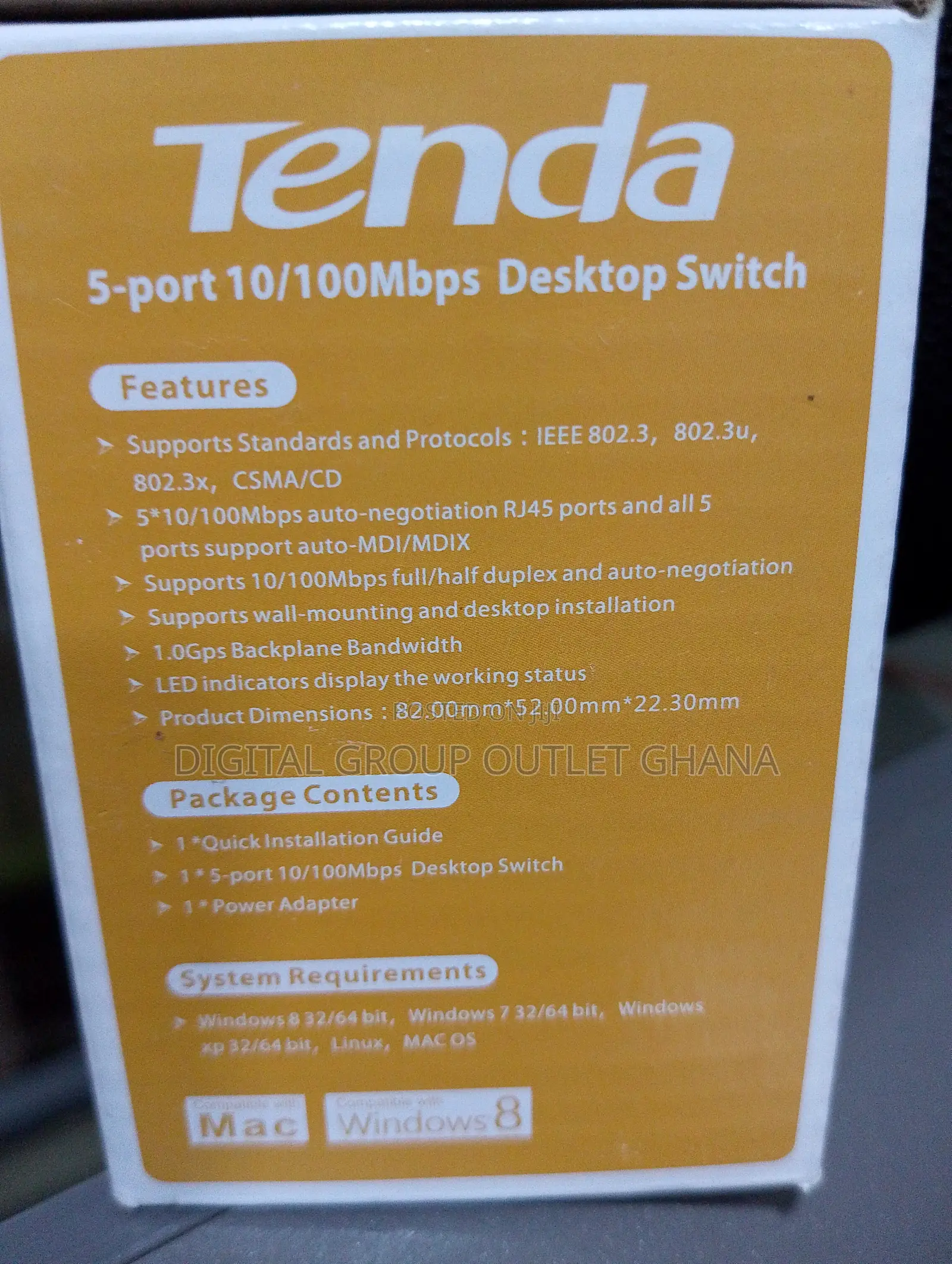 5-Port 10/100mbps Desktop Switch