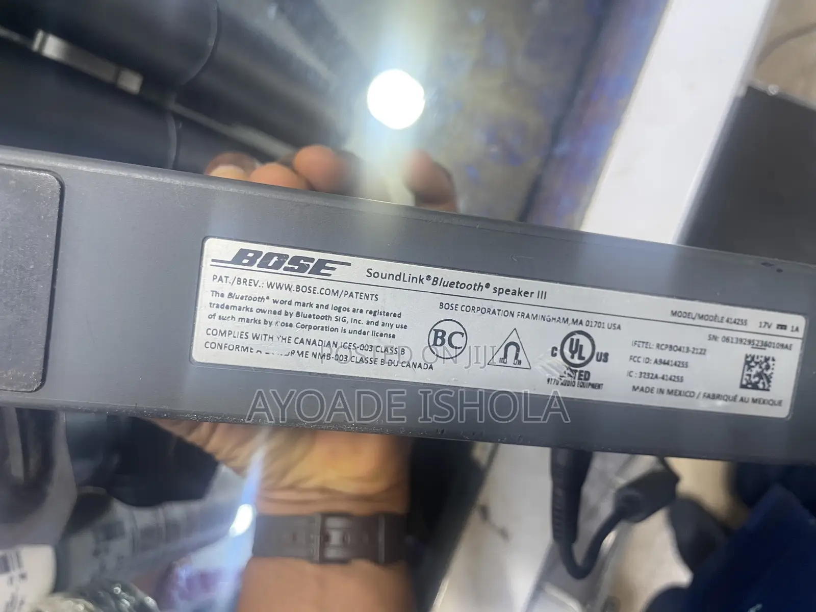 Preowned Bose Soundlink Bluetooth Speaker Iii Powerful Performance