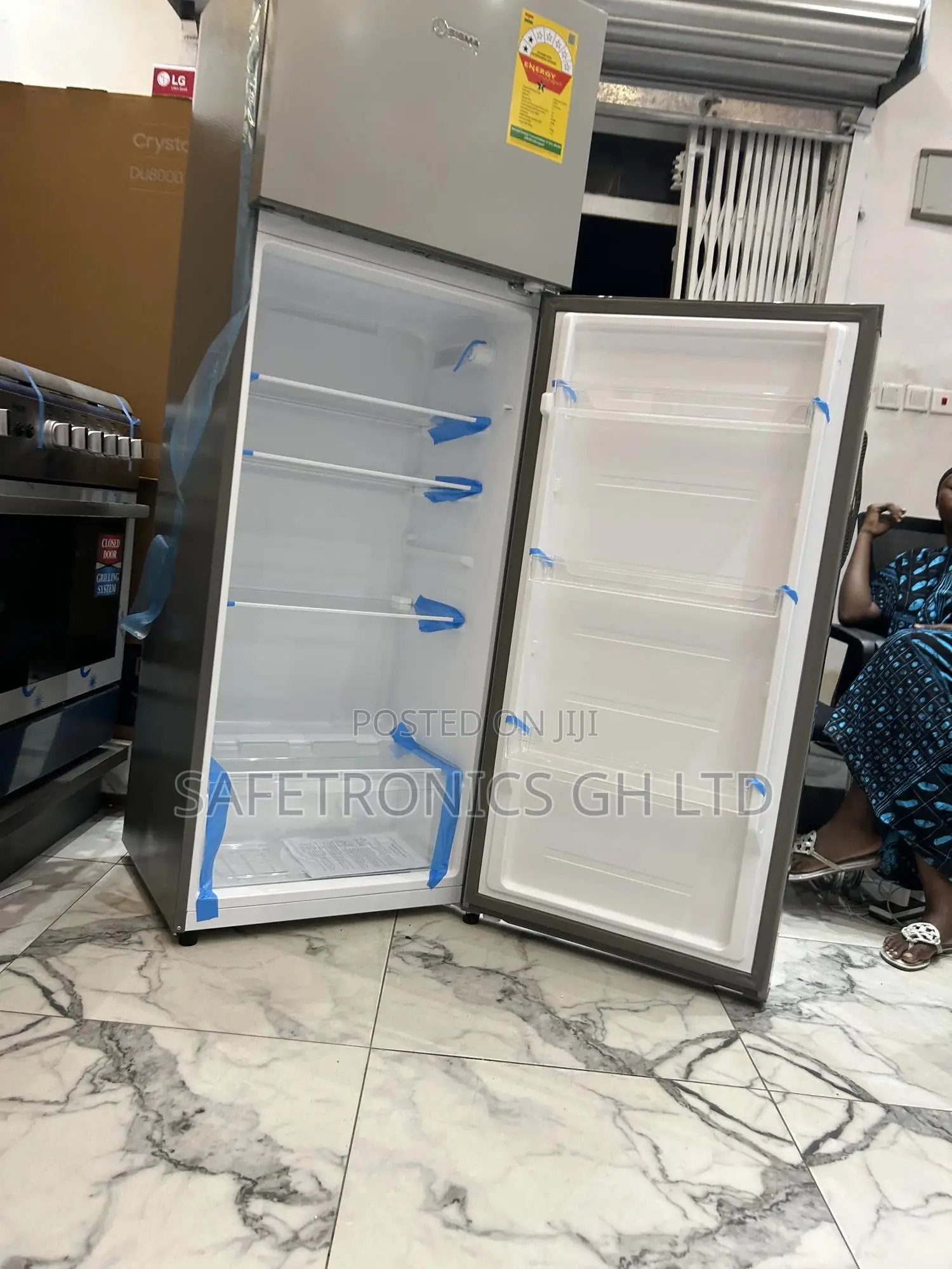 Get Approved Top Mount Sigma Grey 300l (Stmf-A320) 2 Doors Fridge