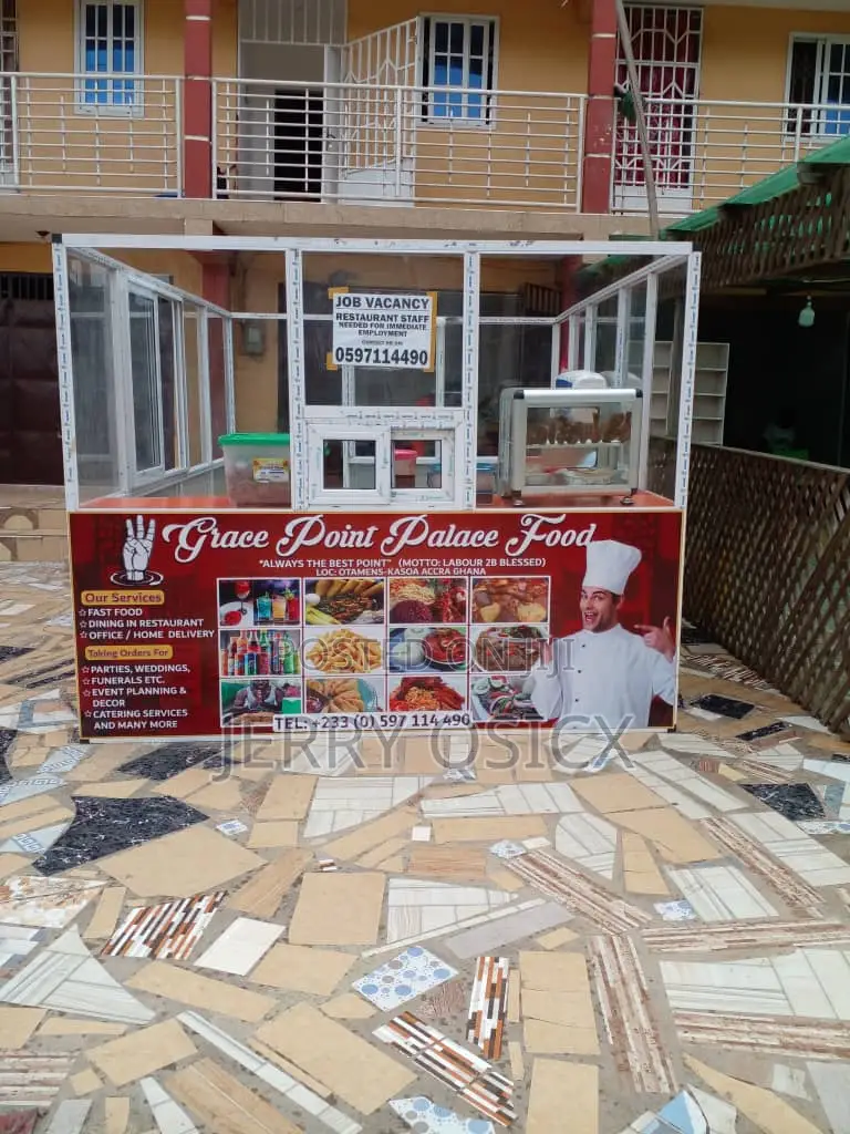 Tittle: Glass Showcase Restaurant for Sale.