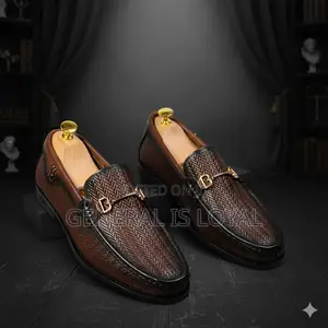 Billionaire Brown Leather Men Loafers Shoe