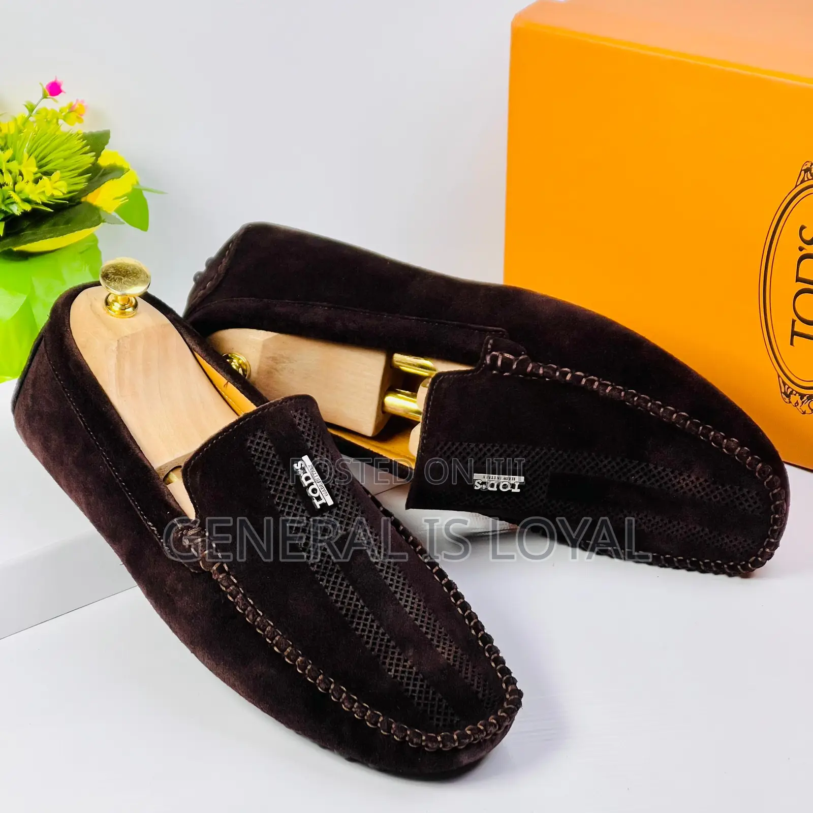 Tod’S Flat Sole Dark Coffee Loafer
