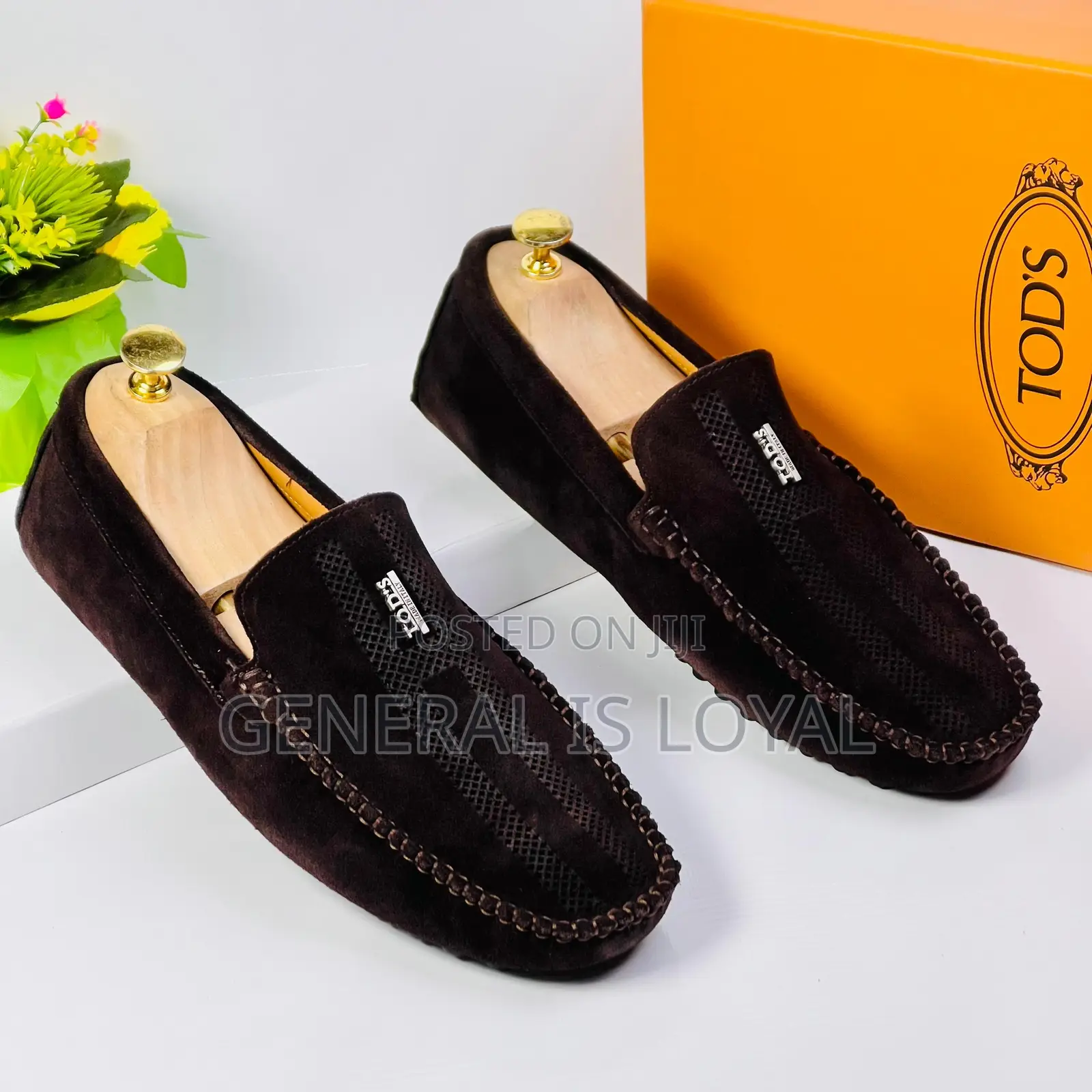 Tod’S Flat Sole Dark Coffee Loafer