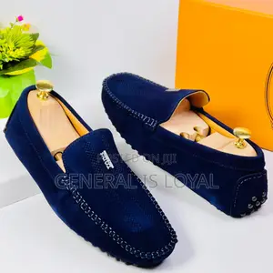 Tod’S Flat Sole Blue Loafer