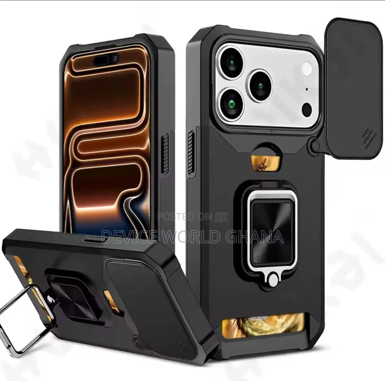 Qw Armor Protective Case for iPhone 17promax 17p 16pmax 16p 15pmax 14