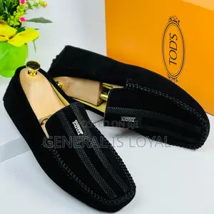 Tod’S Flat Black Coffee Loafer