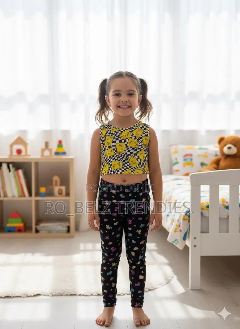 Kids Casual Wear-2 Piece Top and Down Kids Wear