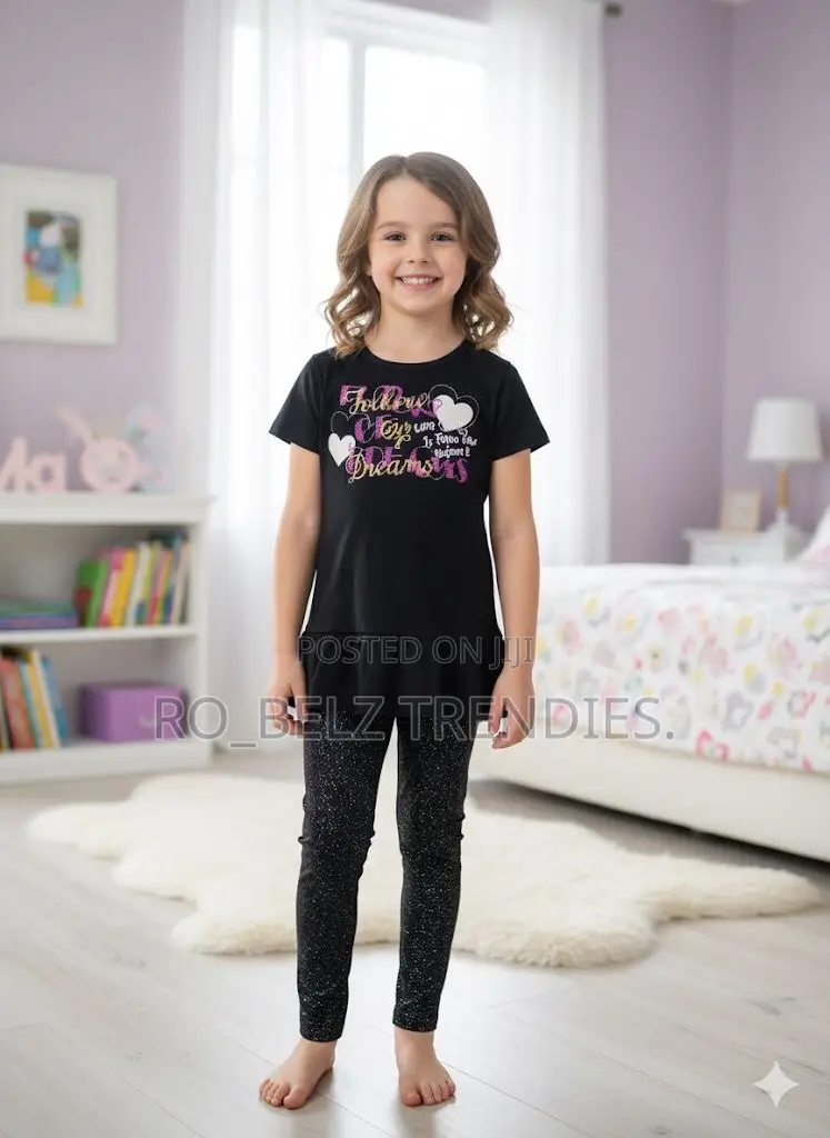 Kids Casual Wear-2 Piece Top and Down Kids Wear