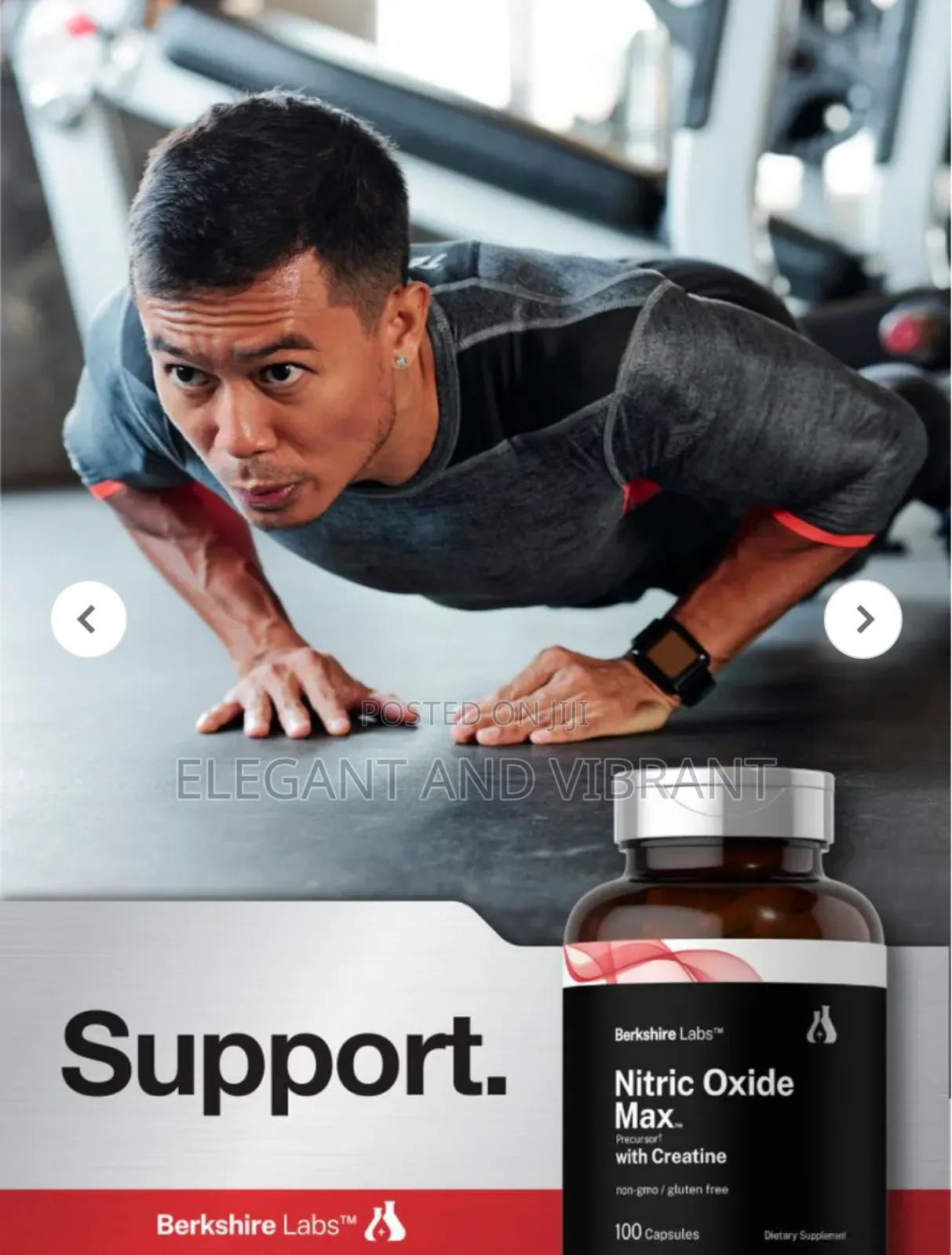 Nitric Oxide With Creatine | 100 Capsules