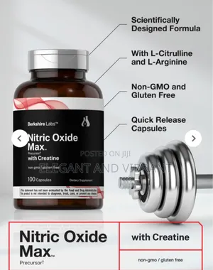 Nitric Oxide With Creatine | 100 Capsules