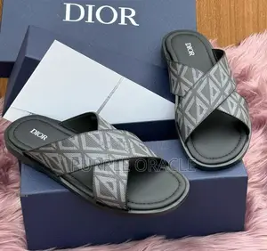 The Art of Leisure With Dior Men's Cross Strap Slides