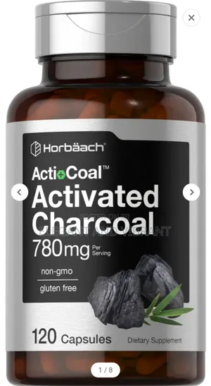 Charcoal 780mg Per Serving | 120 Capsules