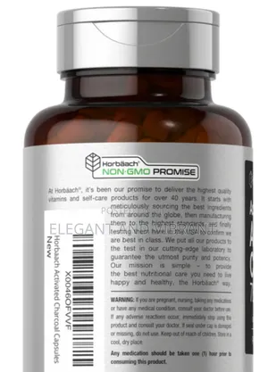 Charcoal 780mg Per Serving | 120 Capsules