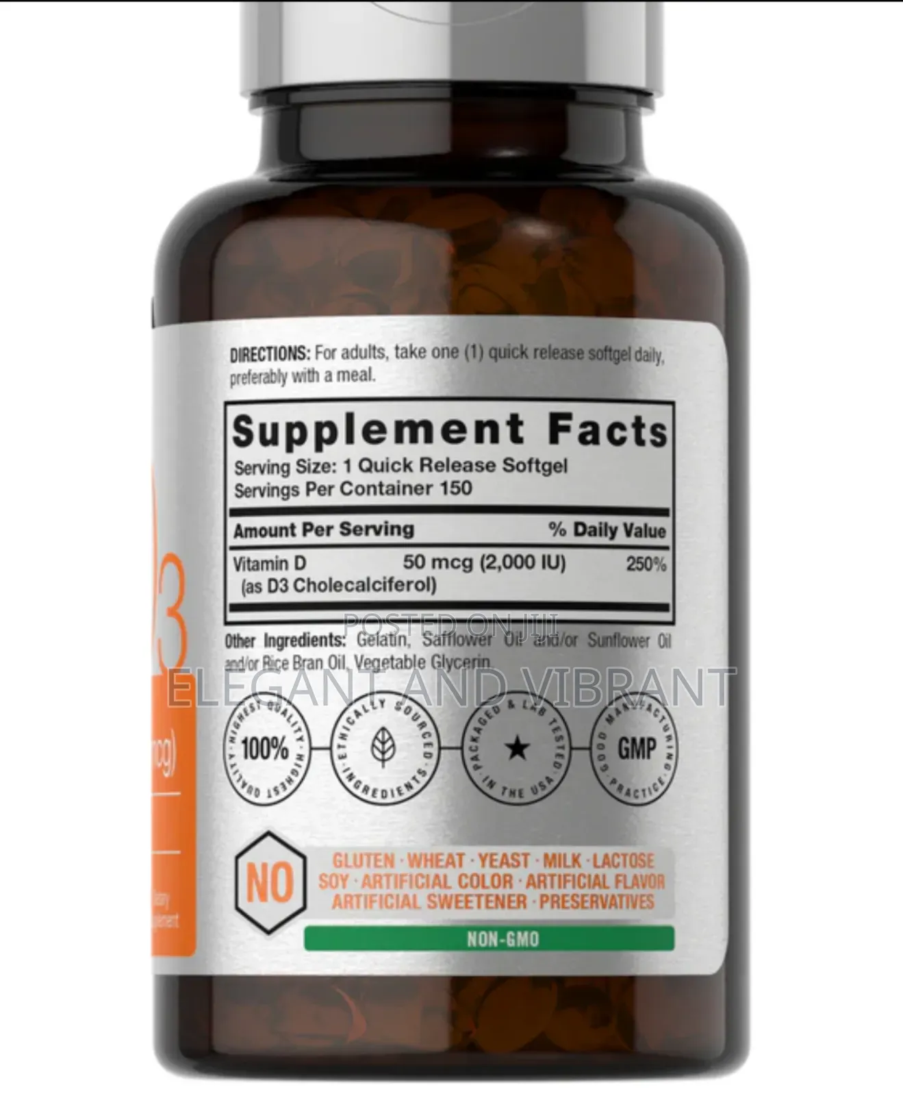 Vitamin D-3 2000iu | 150 Softgels

No Reviews