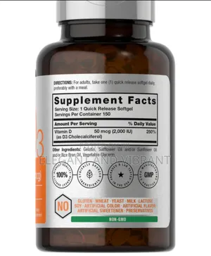 Vitamin D-3 2000iu | 150 Softgels

No Reviews