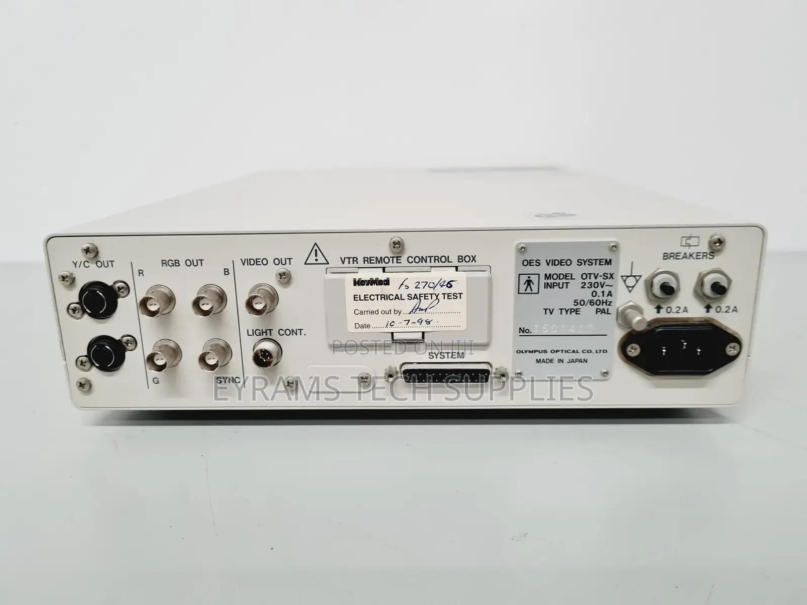 Olympus Model CLV-S20 Endoscopy System W/ Sony PVM-205md Lab