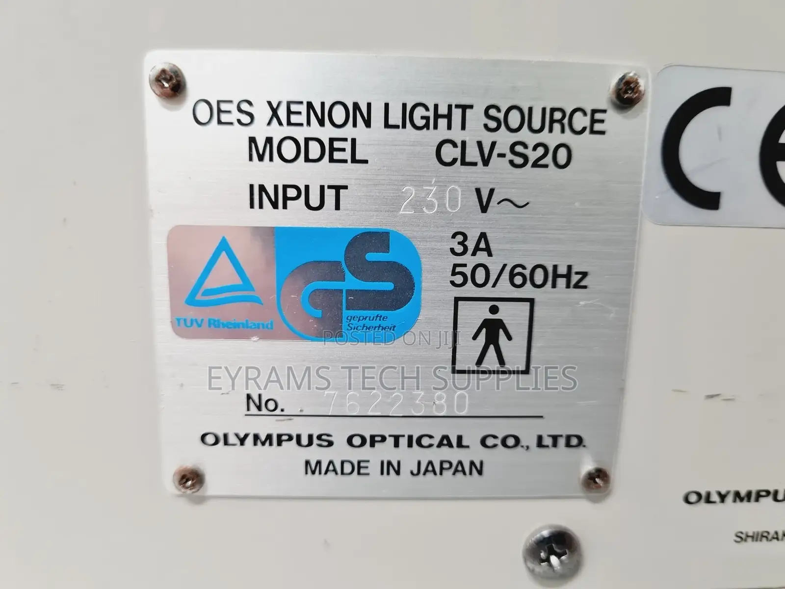 Olympus Model CLV-S20 Endoscopy System W/ Sony PVM-205md Lab
