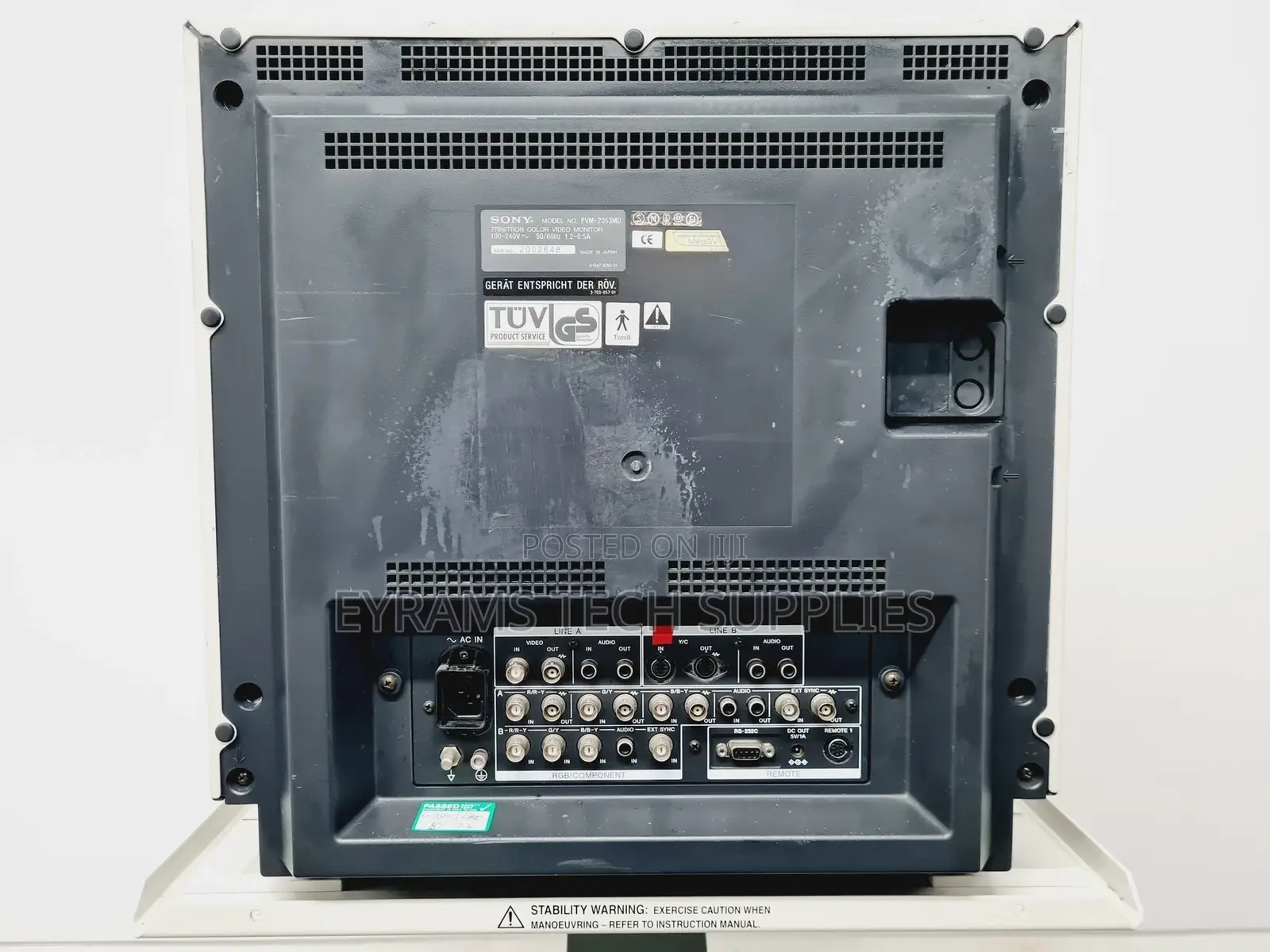 Olympus Model CLV-S20 Endoscopy System W/ Sony PVM-205md Lab