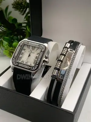 Cartier Santos Watch With Bracelet