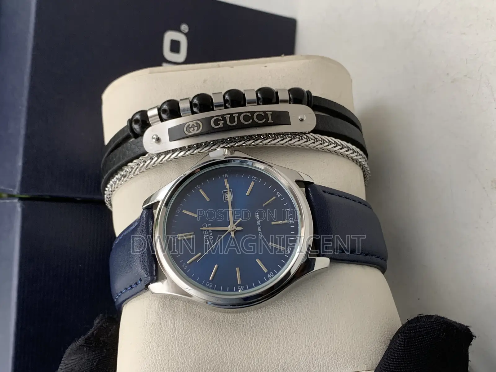 Casio Watch and Bracelet Set