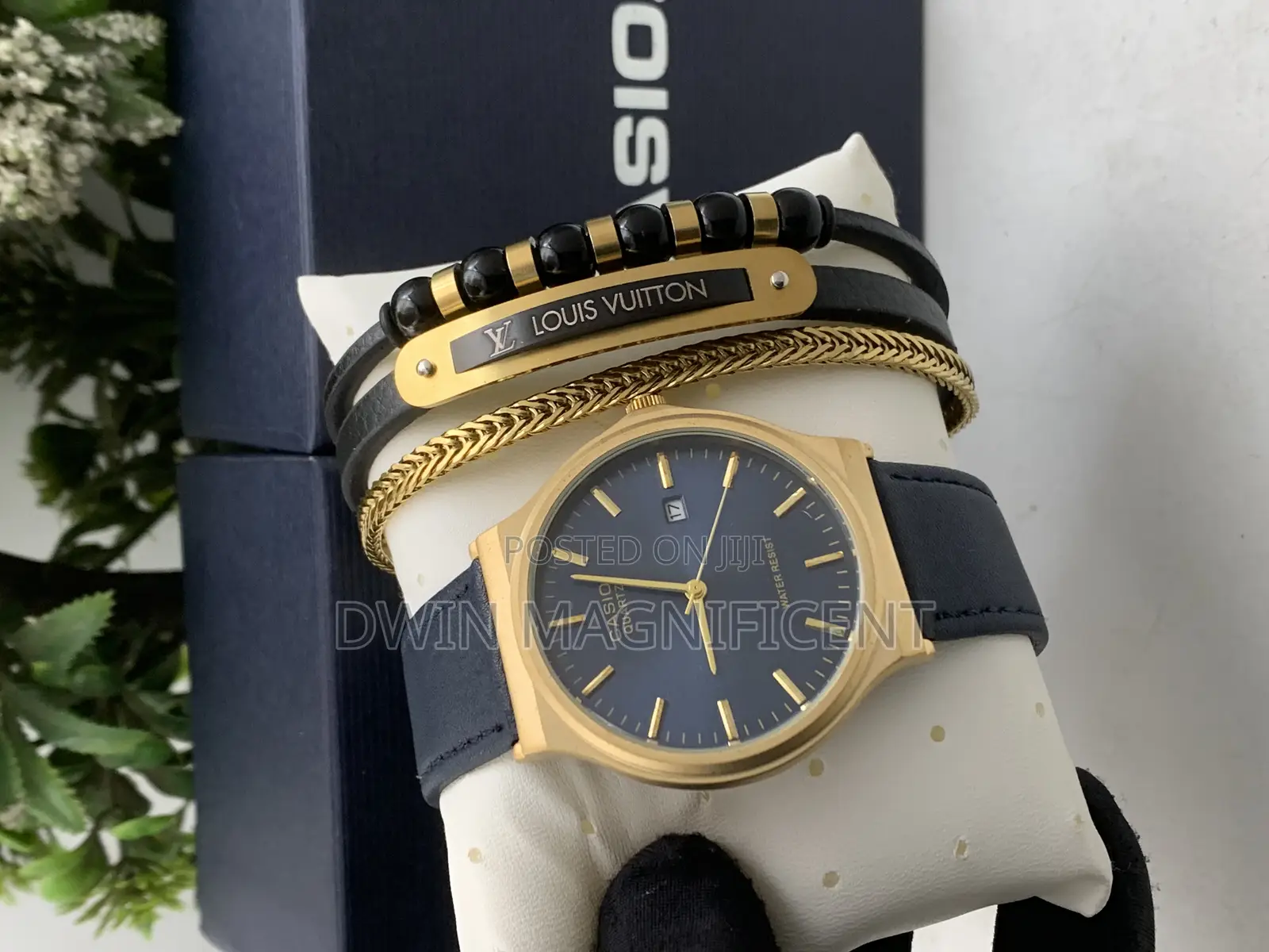Casio Watch and Bracelet Set