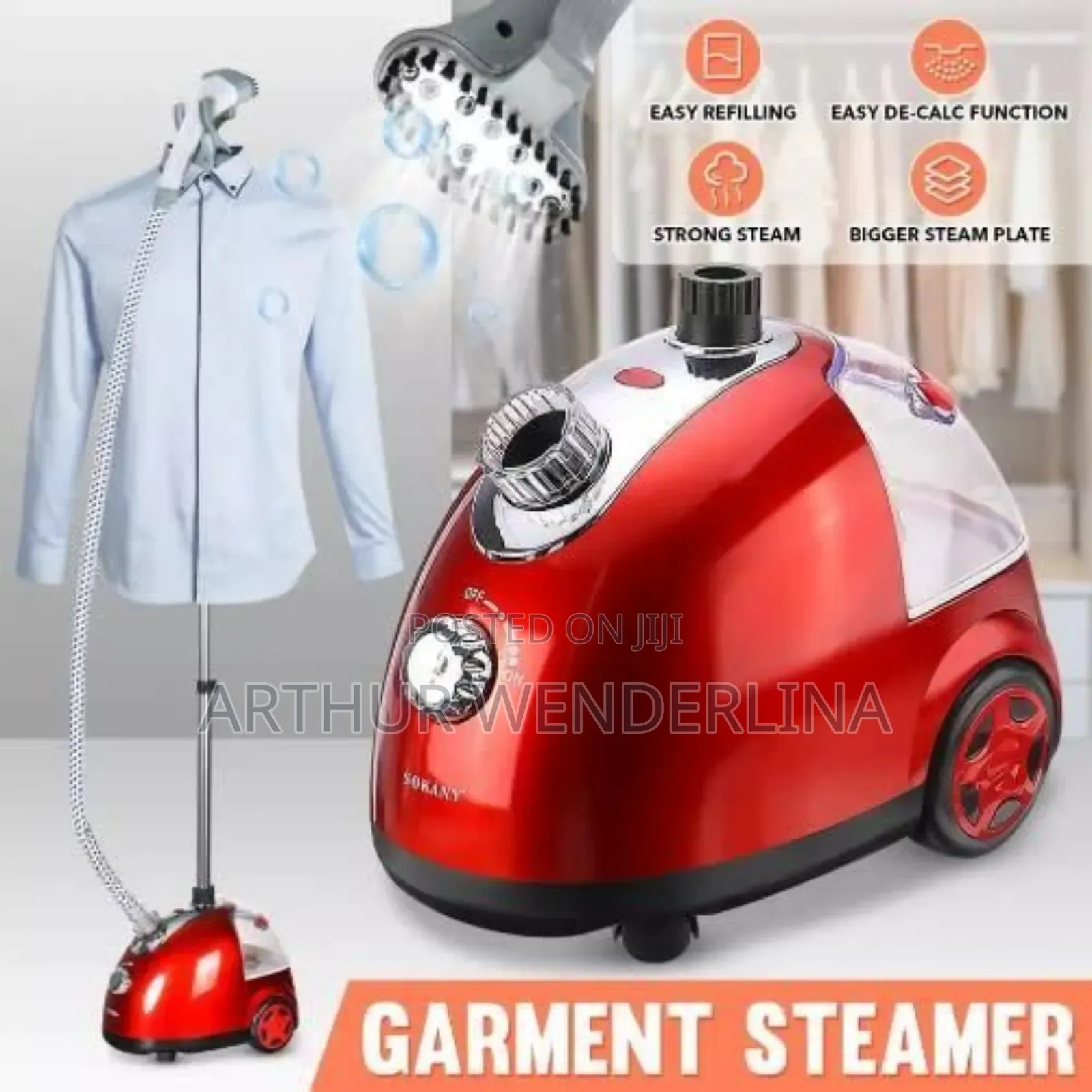 Sokany Sk-4002 Vertical Steamer, 2000 Watts, 1.6 Liters