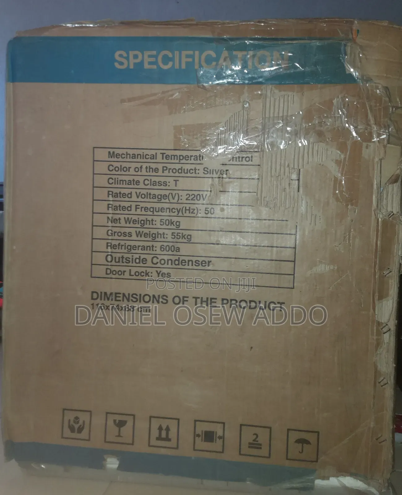 Quality Nasco Horizontal Freezer Silver -425l-1 Door