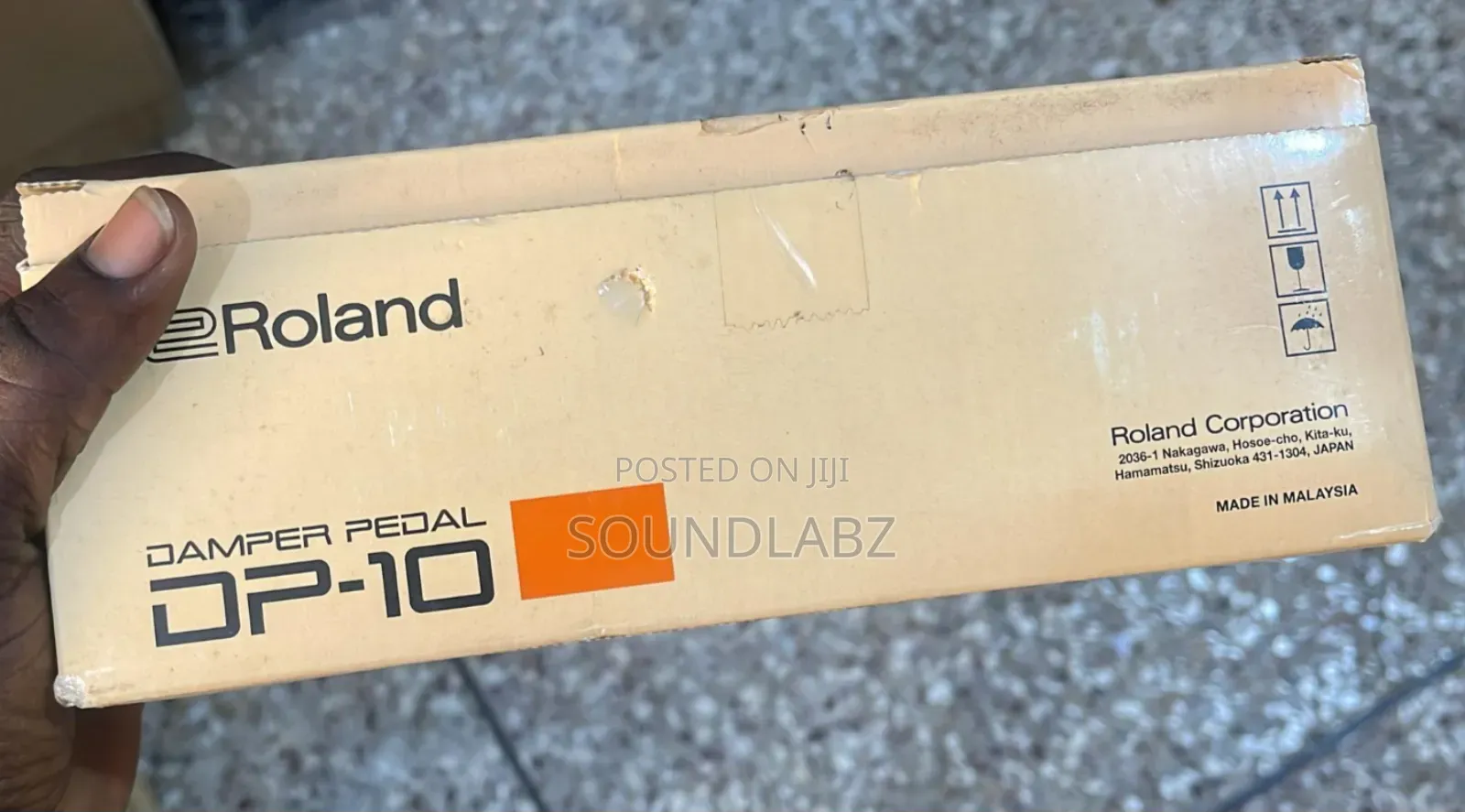 Roland Dp-10 Real-feel Pedal With Non-slip Rubber Plate