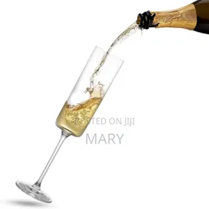 6pcs Flute Champagne Glass Set