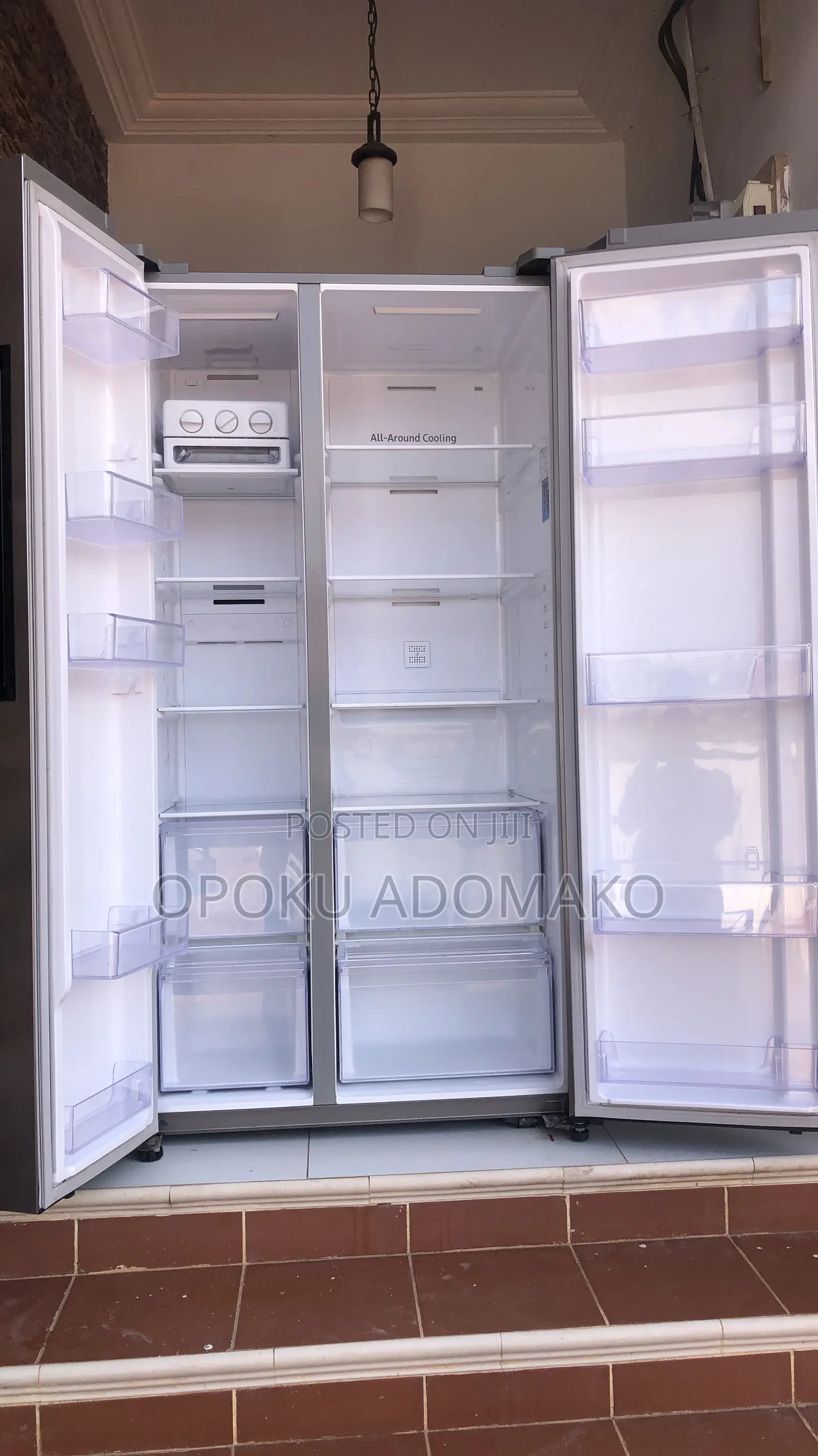 Very Neat Samsung 647-Side by Side Rs62r5001m9 Refrigerator