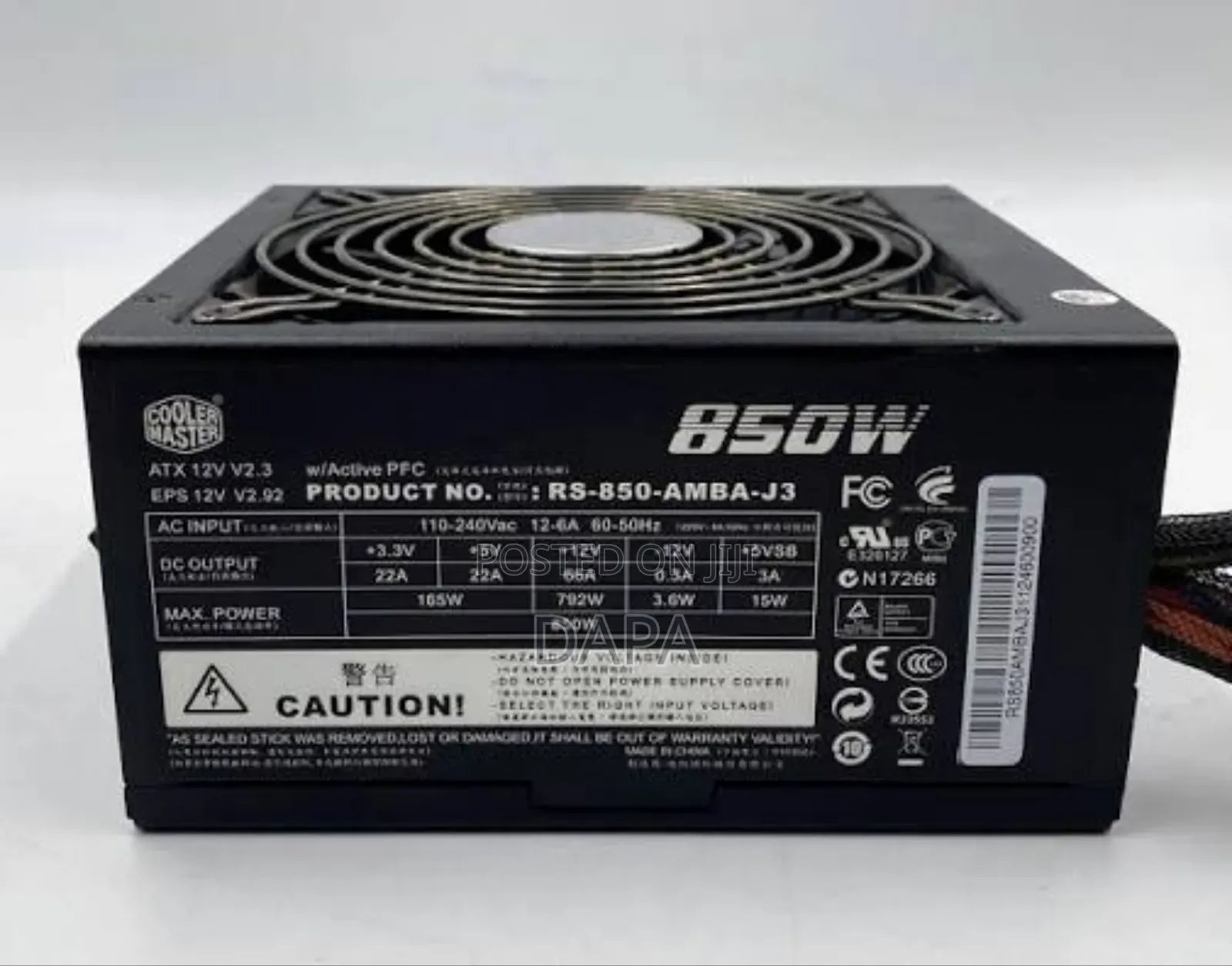 Cooler Master Rs-850-Amba-J3 850watts Psu