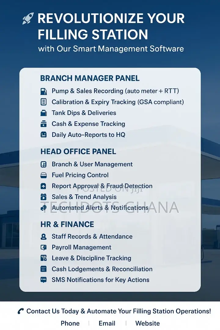 Filling Station Software