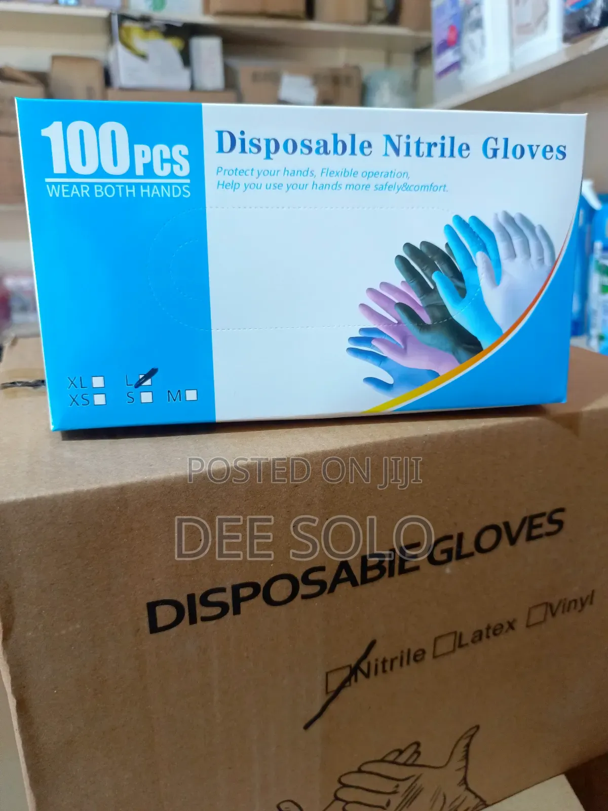 Nitrile Disposable Examination Gloves