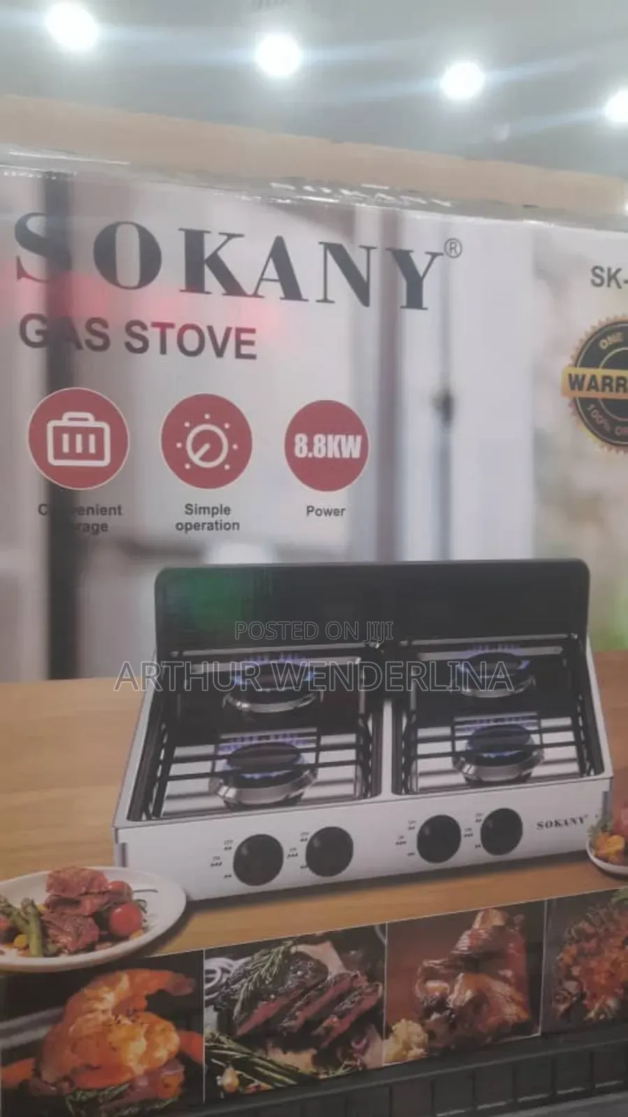 Sokany Gas Stove 8.8kw