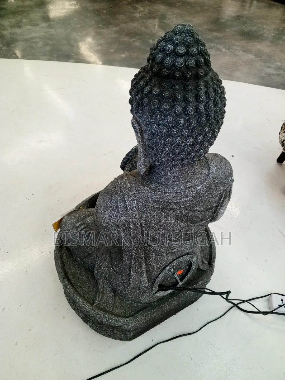 Praying Budda Statue With Light