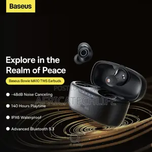 Baseus Bowie Ma10 Active Noise Cancelling Wireless Earbuds